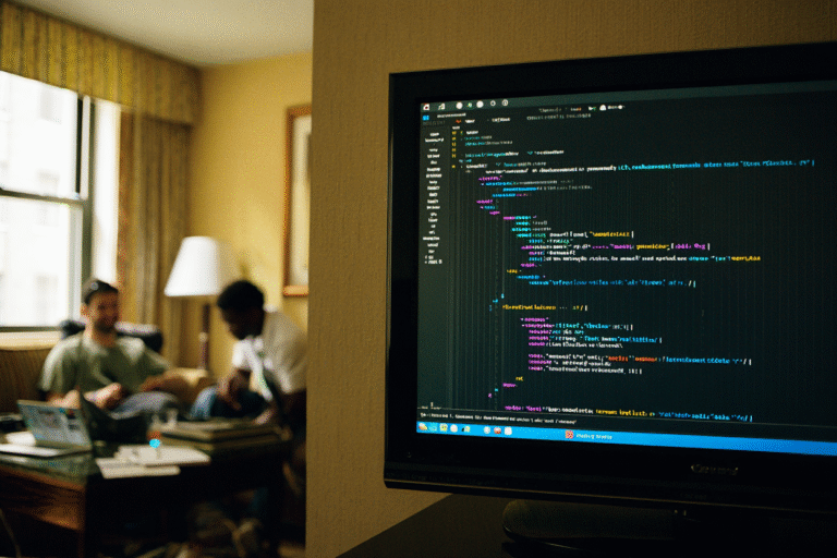 Hotel Hack: Using a TV as a Second Monitor