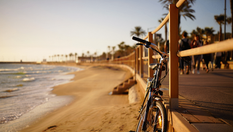 Spain: Renting Bikes with Kids